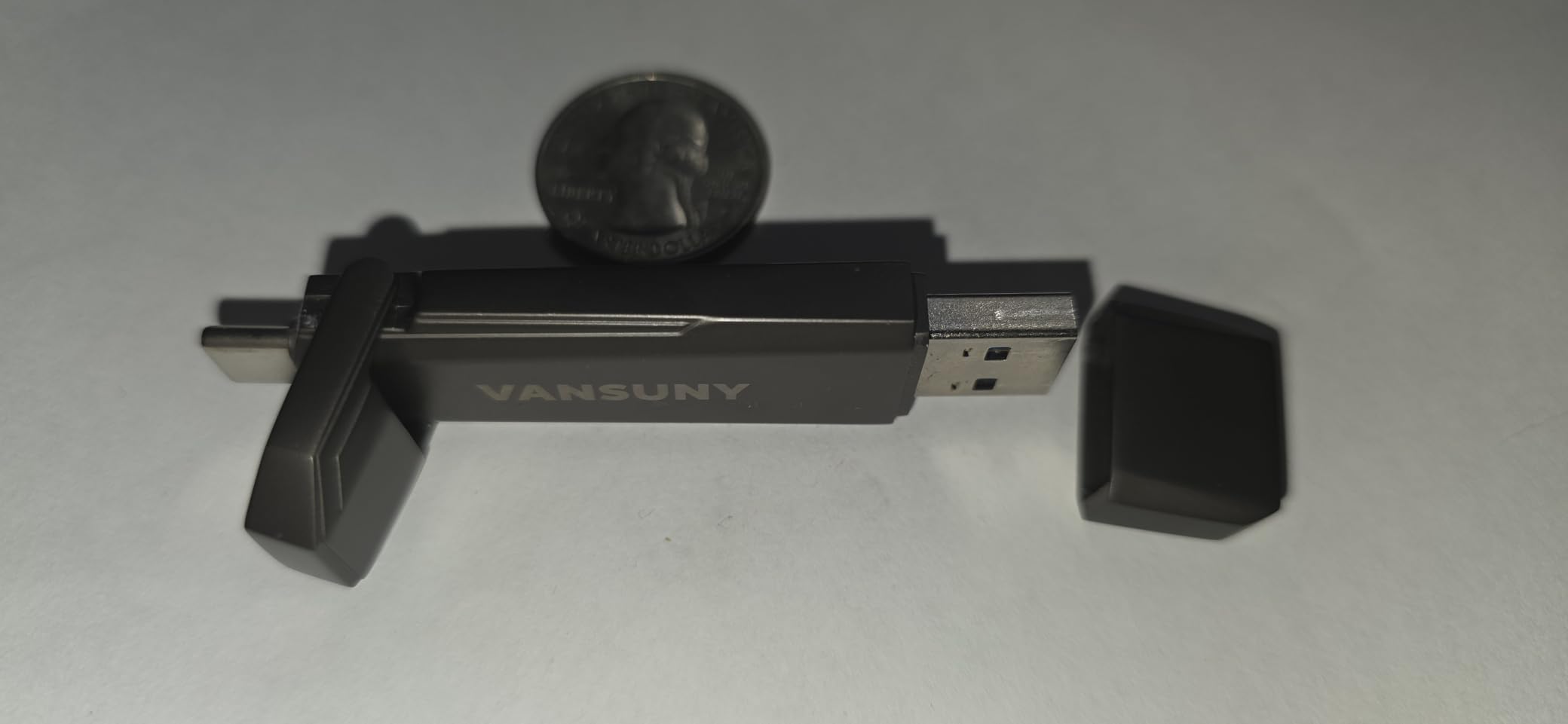 Vansuny 512GB USB Solid State Drive Up to 1000MB/s 3.2 Gen 2 Dual SSD USB A + Type C Portable External SSD for Android Phone Tablet Laptop MacBook PC customer photo 1