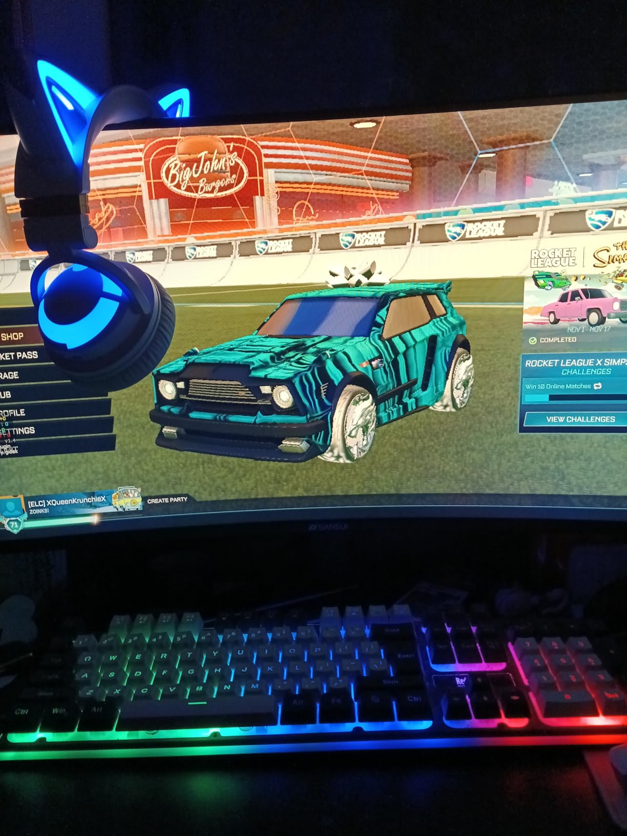 SANSUI 24 Inch Curved 160Hz Gaming Monitor (ES-G24C1L) customer photo 1