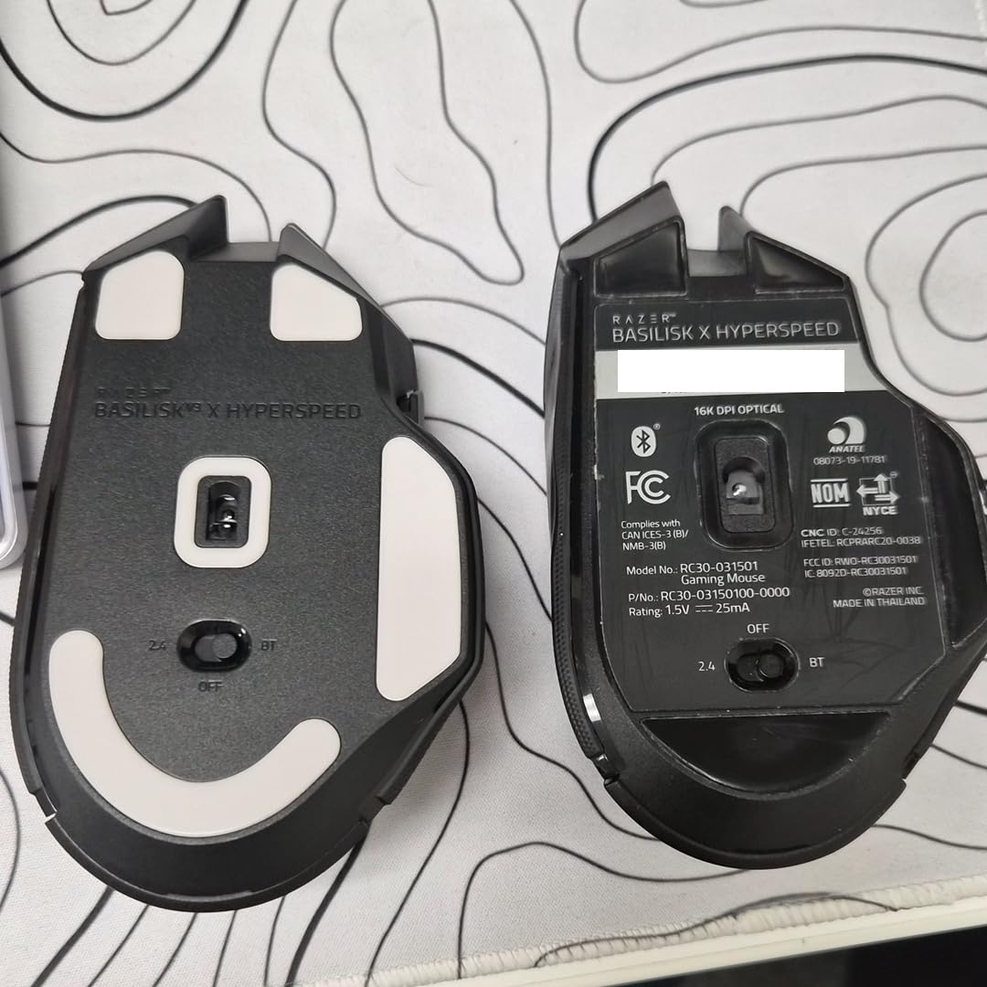 Razer Basilisk V3 X HyperSpeed Customizable Wireless Gaming Mouse: Mechanical Switches Gen-2-5G Advanced 18K Optical Sensor - Chroma RGB - 9 Programmable Controls - 285 Hr Battery - Classic Black customer photo 2