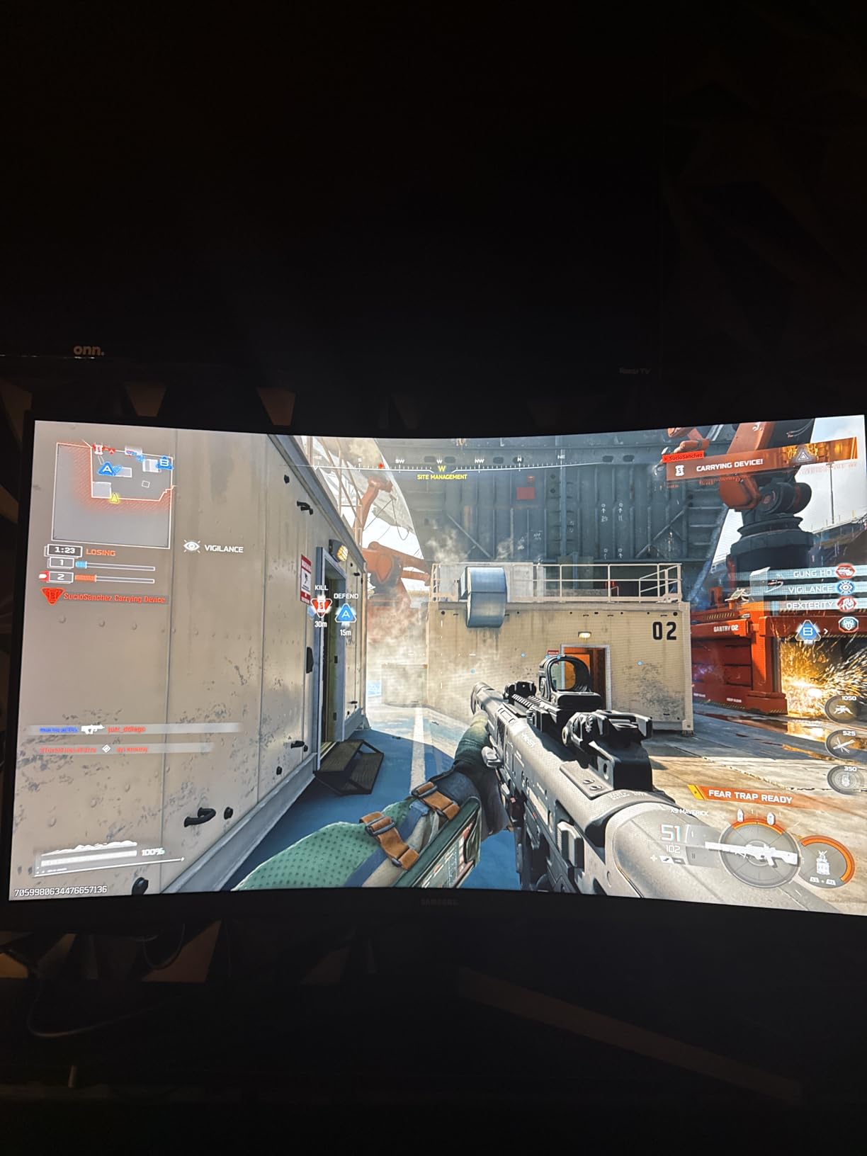 Samsung 32-inch Odyssey G55C Curved Gaming Monitor customer photo 2
