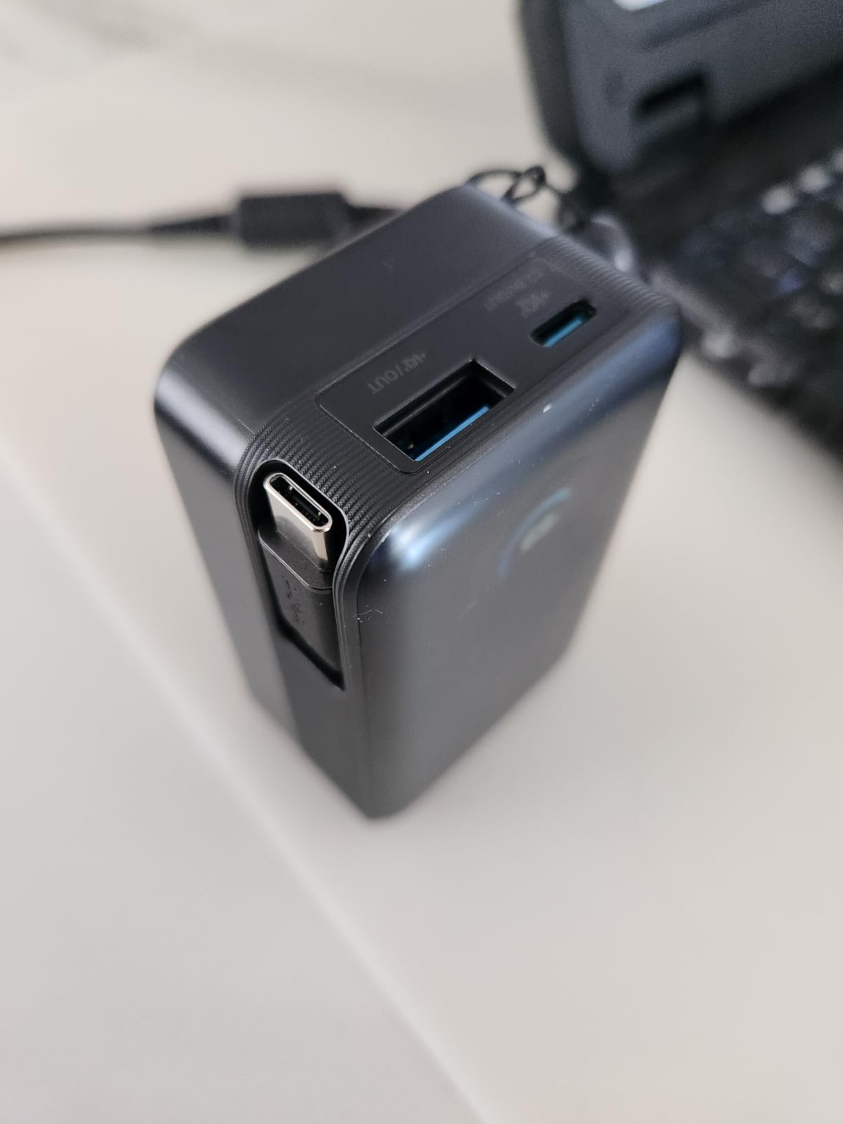 Anker Nano Portable Charger, 45W 10000mAh with 2.3 ft Retractable Cable, Compact Power Bank, Travel Essential Phone Battery Pack for iPhone 17/16 Series, iPad, Galaxy, Pixel, and More customer photo 1
