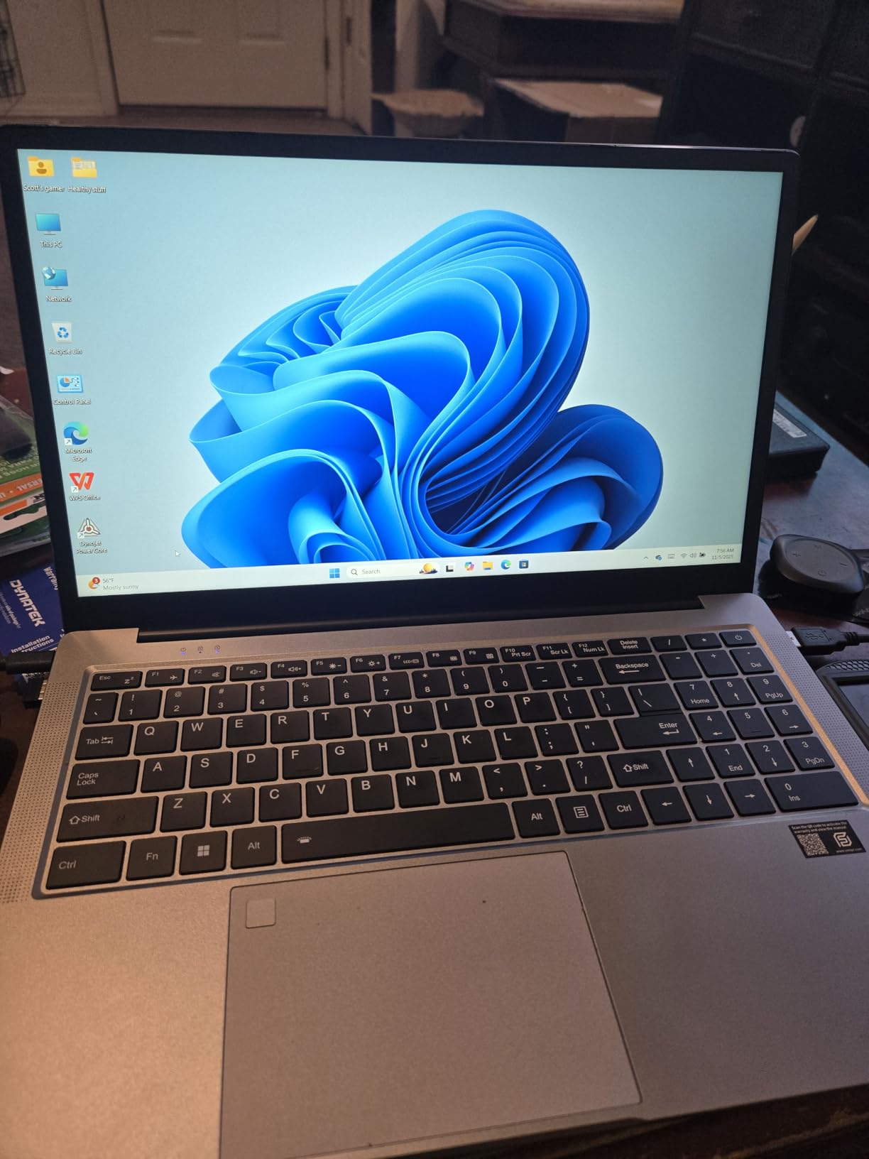 NAIKLULU Gaming Laptop, 16 Inch with Ryzen 7 5825U Processor, 32GB DDR4, 1TB SSD, Windows 11 Pro, Backlit Keyboard, FHD Display 1920x1080 customer photo 1