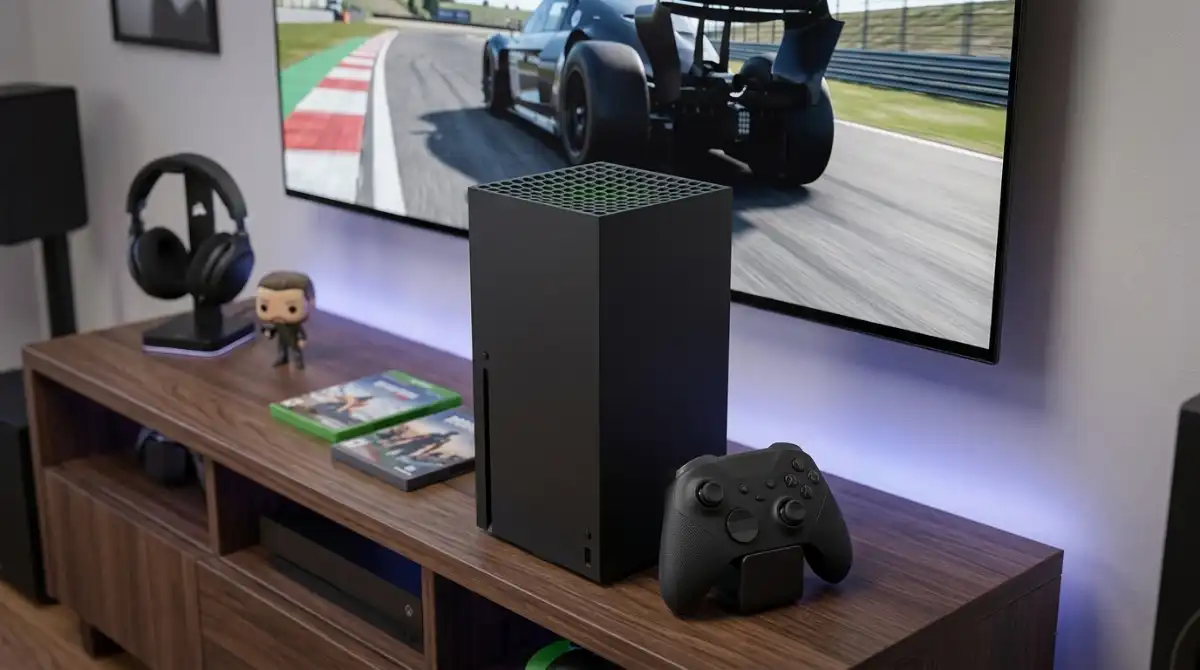 Best Deal On Xbox Series X 2026: Complete Price Guide Xbox Series X gaming console setup with controller and accessories on a modern entertainment desk