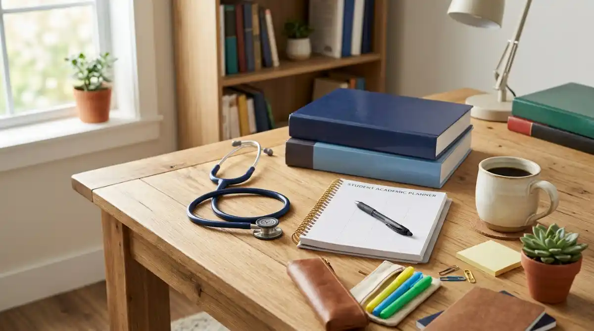 Best Gifts for Medical Students: Practical Ideas They’ll Use Thoughtful gifts for medical students including medical tools, study supplies, and useful accessories arranged on a desk