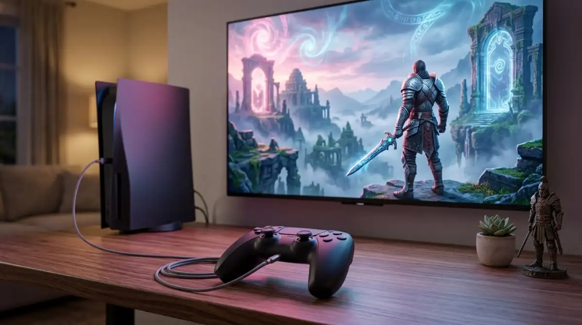 Best PS5 RPG Games 2026: 13 Must-Play Titles Reviewed PlayStation 5 console with fantasy RPG gaming setup showing immersive role-playing game experience