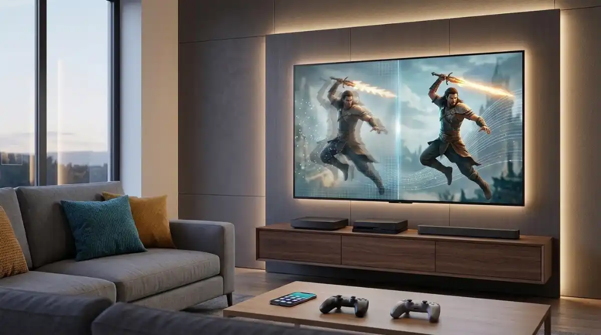 Best TV Refresh Rate: 60Hz vs 120Hz Complete Guide Modern television display showing smooth motion comparison between different refresh rate technologies for gaming and entertainment