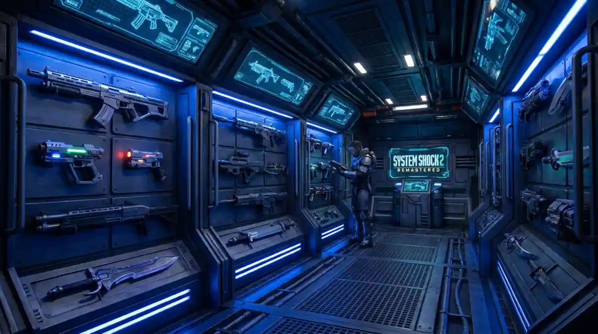 System Shock 2 Remaster Best Weapons: Complete Weapon Tier Guide Best weapons in System Shock 2 Remaster including energy weapons, shotguns, assault rifles, and melee weapons