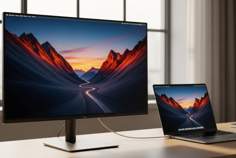 Top-rated 4K monitors for 2026 comparison table showing QD-OLED and Thunderbolt support.