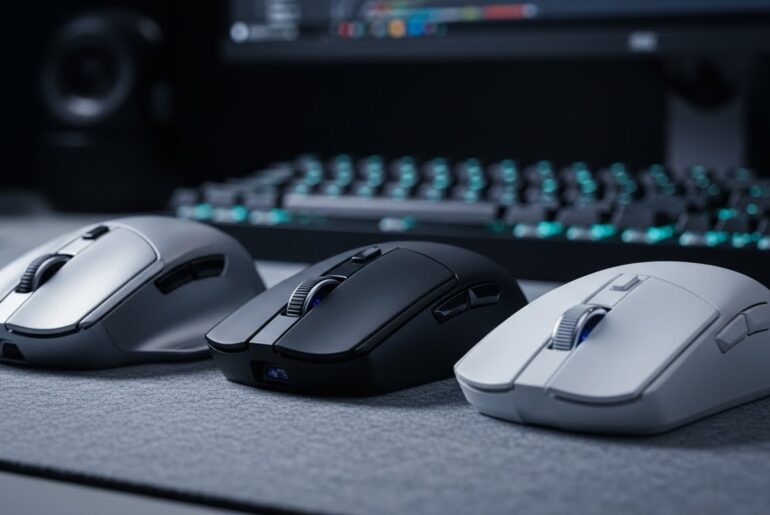 Top-rated wireless mice for 2026 comparison table showing gaming and productivity picks.