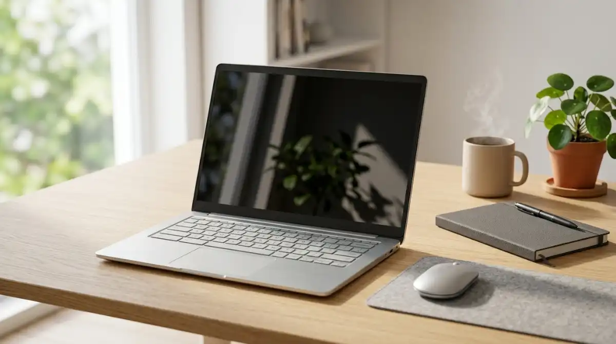 Best Chromebooks (2026): Find Your Perfect Laptop Modern Chromebook laptop displayed on a clean desk with a bright workspace suitable for students and professionals