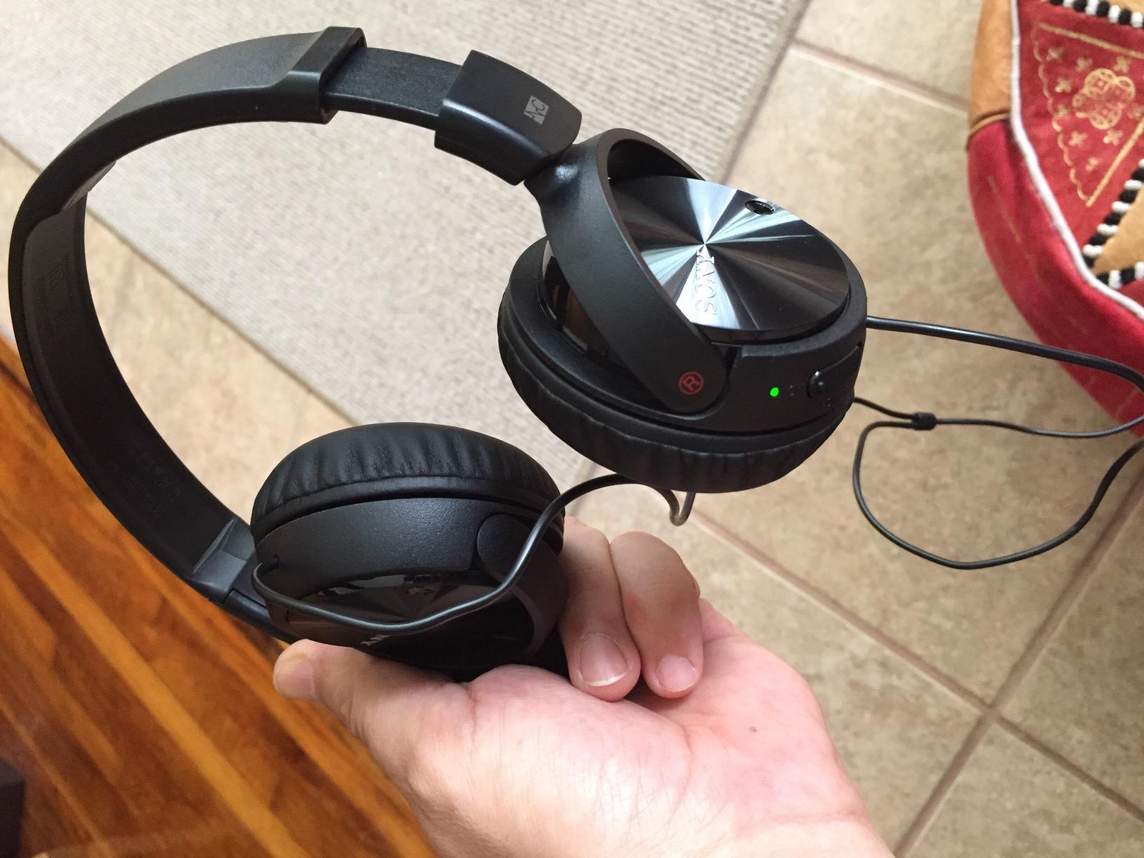 MDRZX110NC Noise Canceling On Ear Headphones, Black, Wired customer photo 1