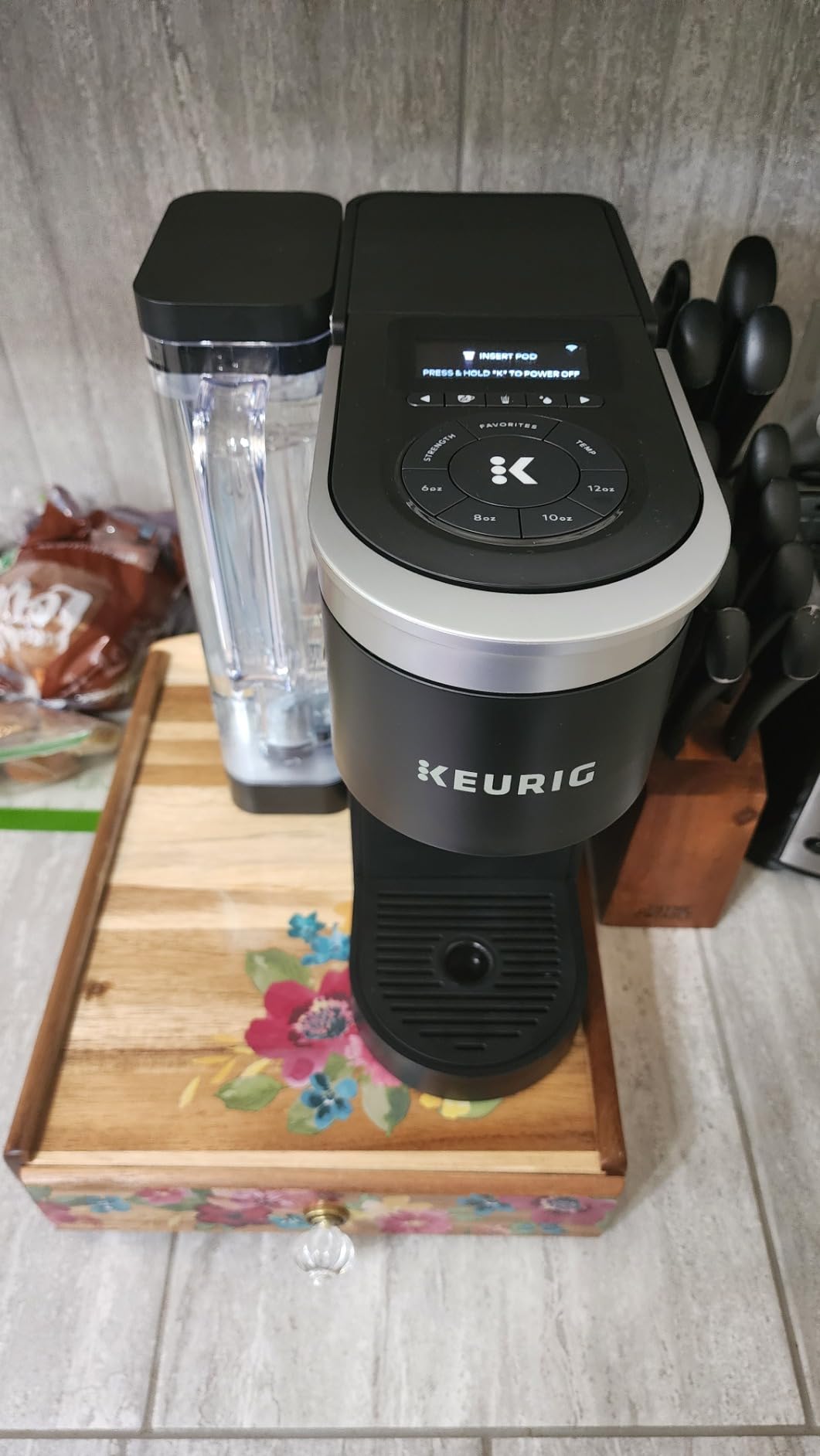 Keurig K-Supreme SMART Coffee Maker, MultiStream Technology, Brews 6-12oz Cup Sizes, Black customer photo 2