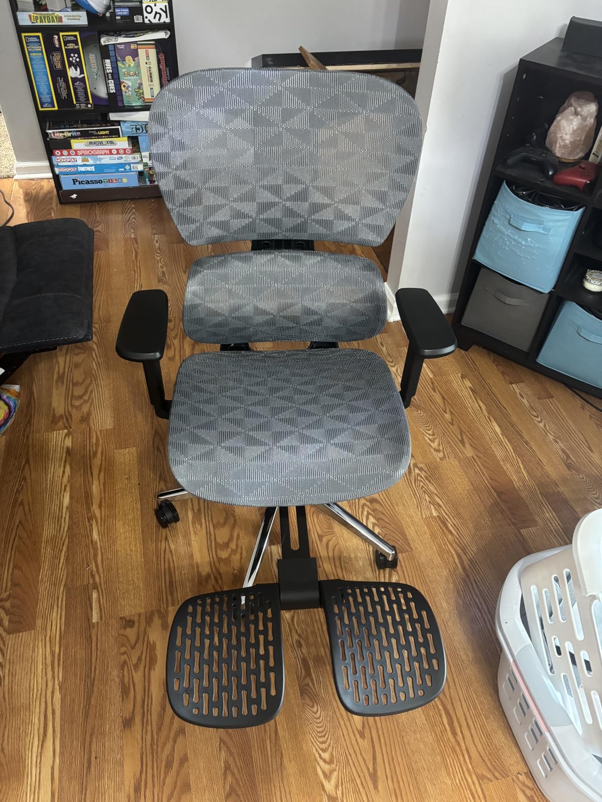 PatioMage Ergonomic Office Chair with Footrest, Big and Tall Desk Chair with Adjustable Lumbar Support, Seat Depth & 3D Armrests customer photo 2