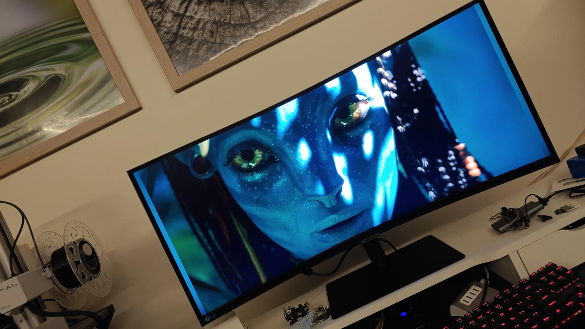 SAMSUNG Viewfinity S65UA Series 34-Inch Ultrawide QHD Curved Monitor, 100Hz, USB-C, HDR10, Height Adjustable Stand, TUV-certified Intelligent Eye Care customer photo 1