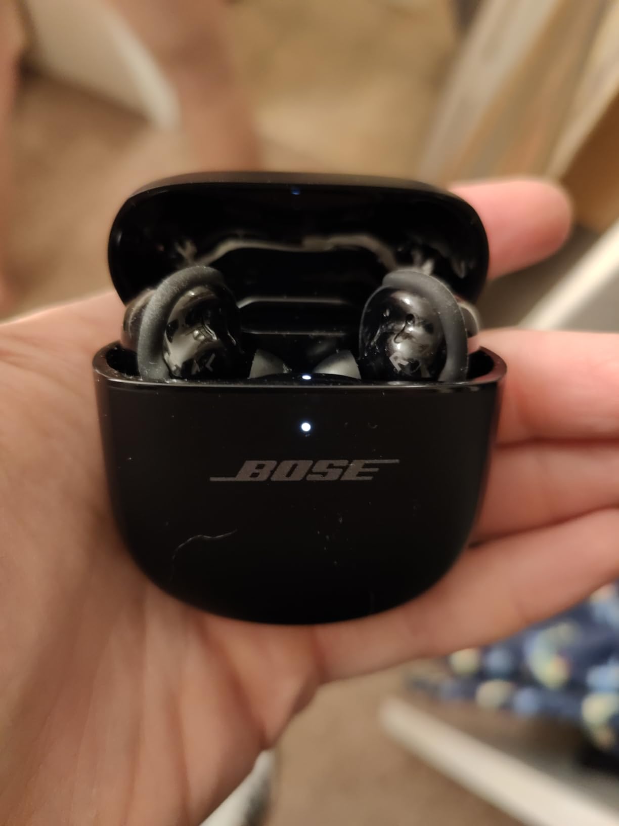 QuietComfort Ultra Bluetooth Earbuds, Wireless Earbuds with Spatial Audio and World-Class Active Noise Cancellation, Deep Bass, Up to 6 Hours of Playtime, White Smoke customer photo 2