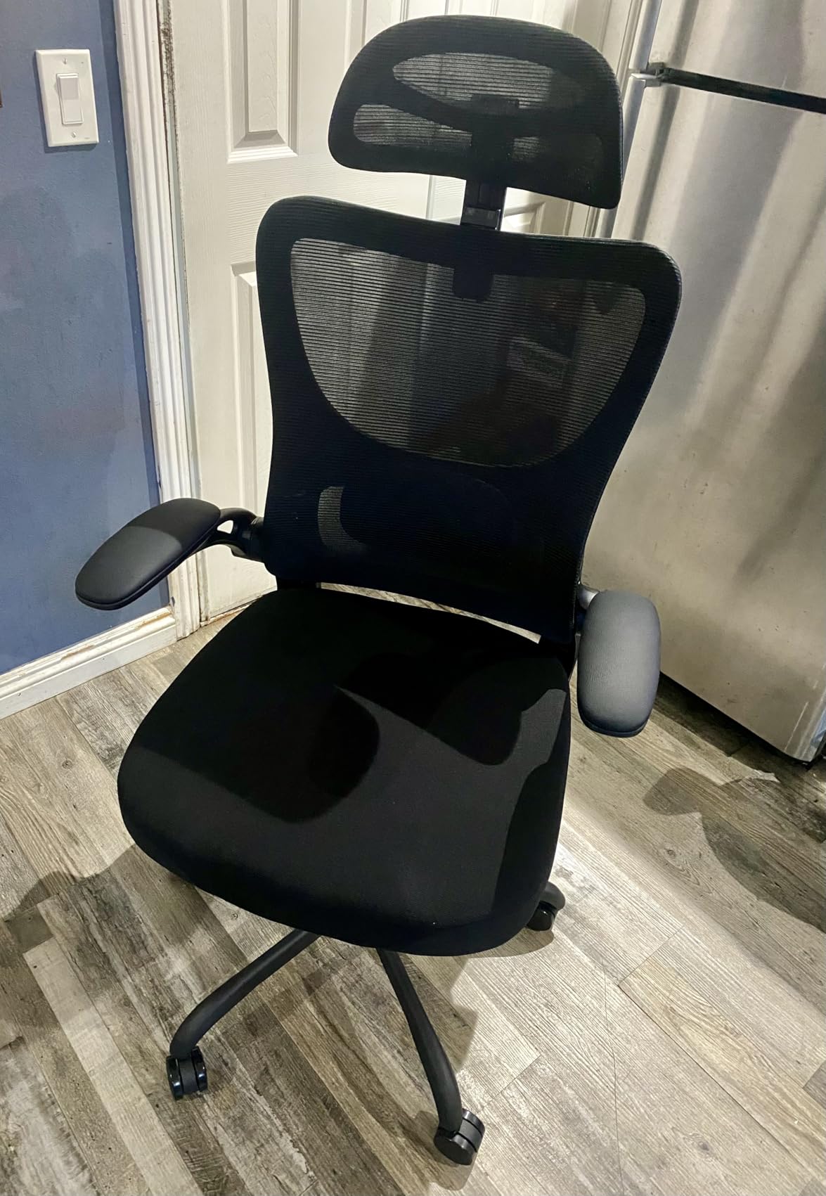 Marsail Ergonomic Office Chair: High Back Mesh and Adjustable Lumbar Support Rolling Work Swivel Task Chair with 3D Armrests and Headrest customer photo 1