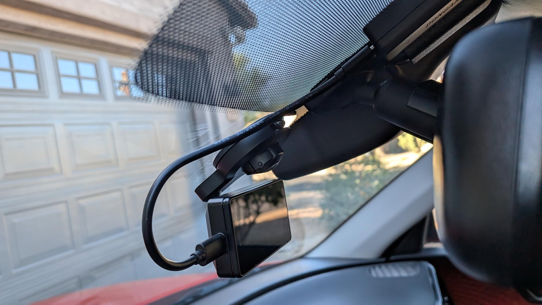 Garmin Dash Cam Mini 3, Ultracompact 1080p HD Dash Cam with a 140-degree Field of View, Built in Clarity Polarizer, Voice Controlled, Automatic Recording customer photo 1