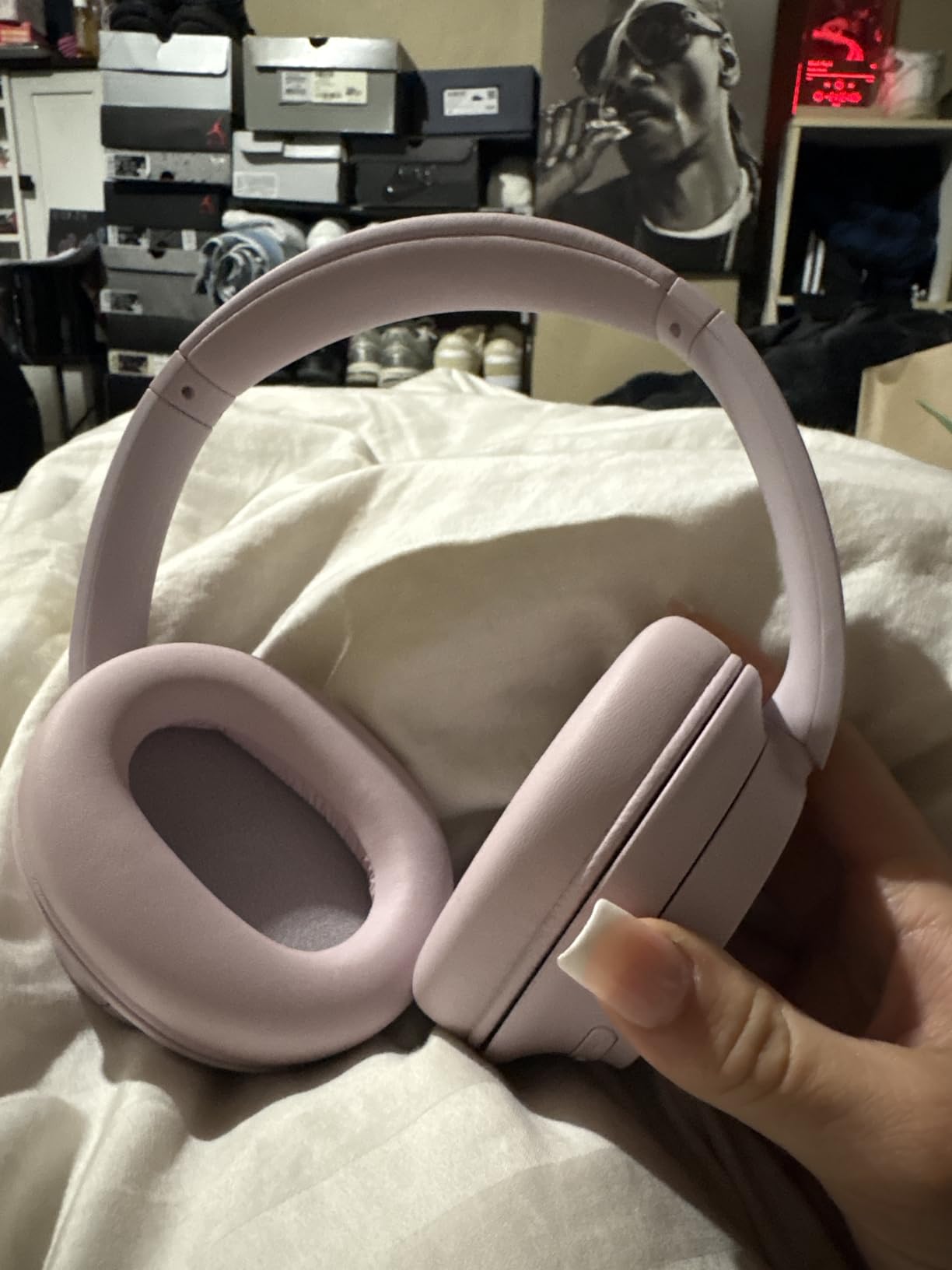 WH-CH720N Noise Canceling Wireless Headphones Bluetooth Over The Ear Headset with Microphone, Pink customer photo 1