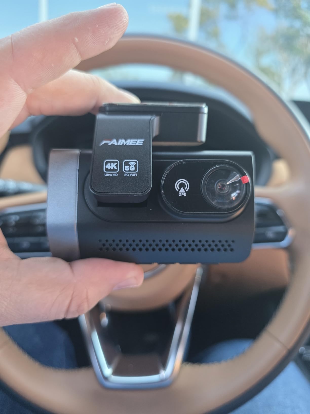 4K+2K+2K 3 Channel Dash Cam Front and Rear, 128GB Card Included, Dash Camera for Cars 5.8G/2.4G Dual Wifi, Built-in GPS, Night Vision, WDR, 170 Wide Angle, G-Sensor Emergency Lock, 24H Parking Monitor customer photo 2