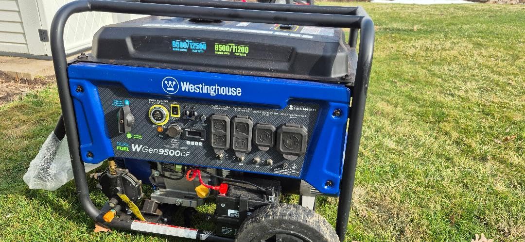 Westinghouse 12500 Watt Dual Fuel Home Backup Portable Generator customer photo 2