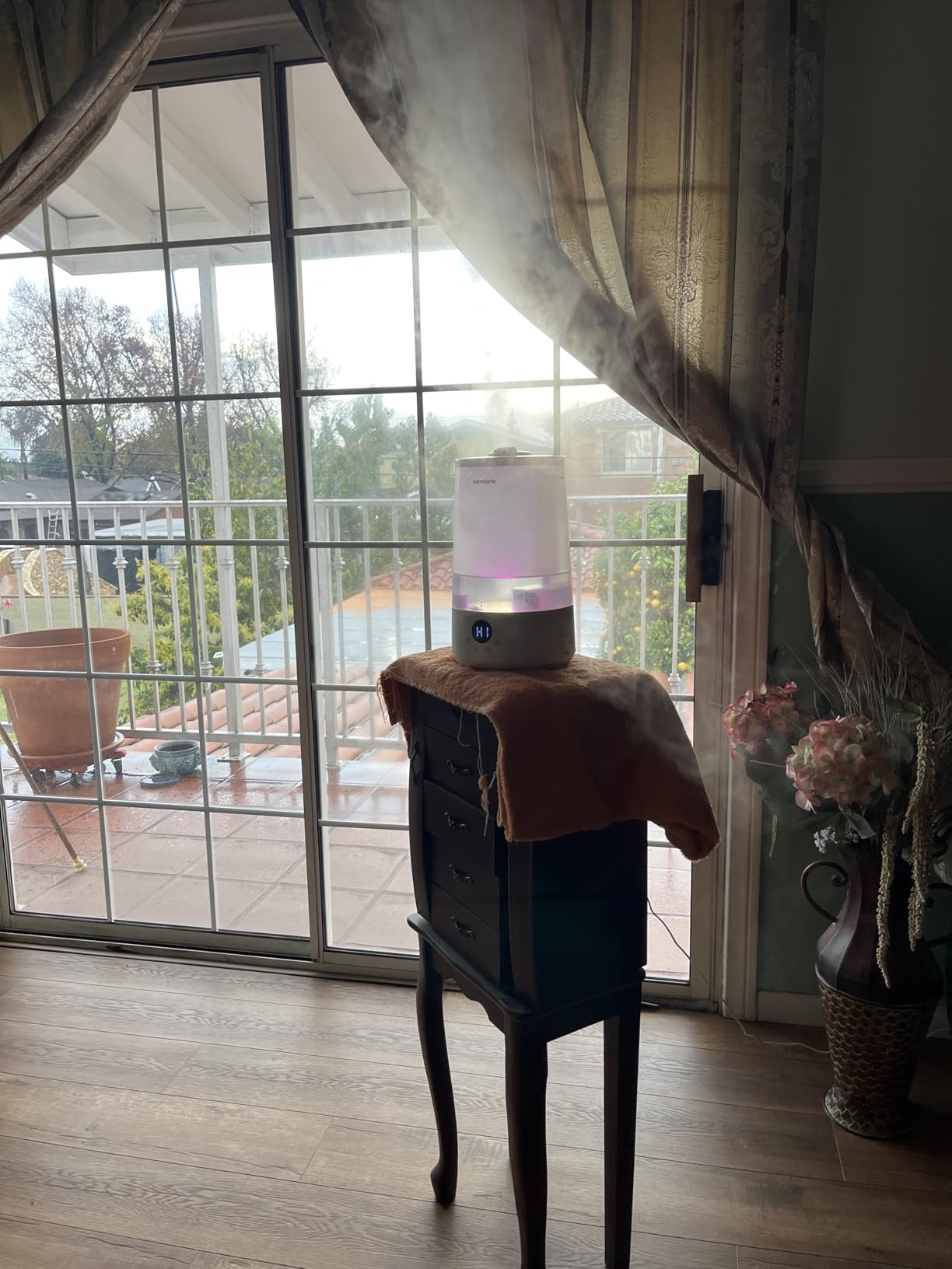 Homvana Humidifiers for Bedroom Home, 3.6 L Cool Mist Top-Fill 34H Super Long Time, Quiet 23dB, Baby Humidifier, Oil Diffuser for Large Room, House, Plant, Nursery, Office, BPA FREE, Ultrasonic customer photo 1