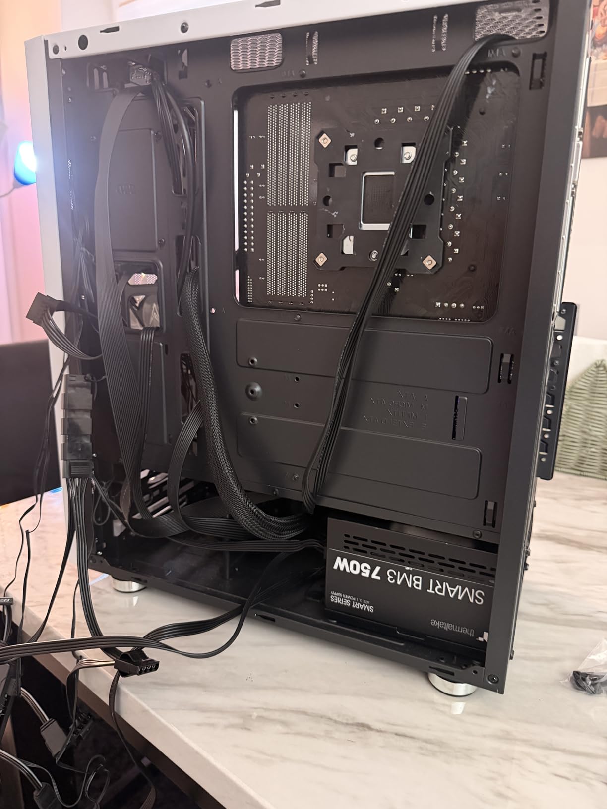 Thermaltake Smart BM3 750W 80Plus Bronze ATX 3.1 & PCIE 5 Ready Semi-Modular Power Supply, 105°C/221°F Japanese Capacitor, 5 Year Warranty, PS-SPD-0750MNFABU-3 customer photo 2