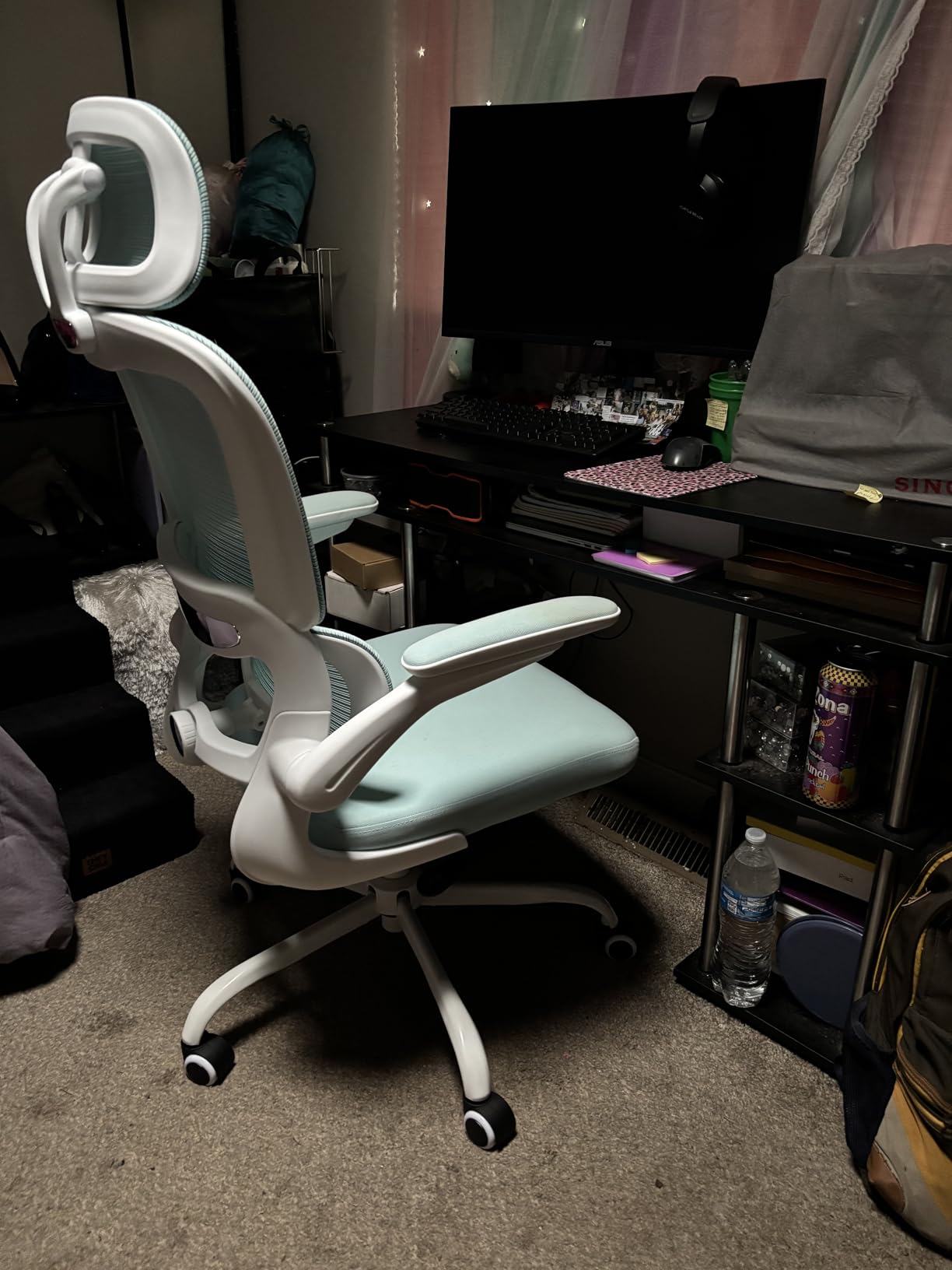 TRALT Office Chair Ergonomic Desk Chair, 330 LBS Home Mesh Office Desk Chairs with Wheels, Comfortable Gaming Chair, High Back Office Chair for Long Hours (Black) customer photo 1