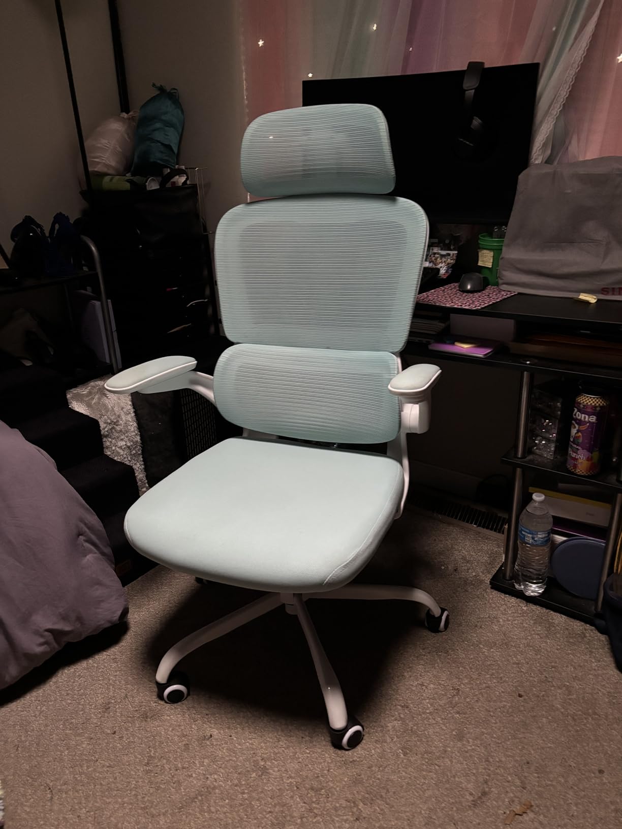TRALT Office Chair Ergonomic Desk Chair, 330 LBS Home Mesh Office Desk Chairs with Wheels, Comfortable Gaming Chair, High Back Office Chair for Long Hours (Black) customer photo 2