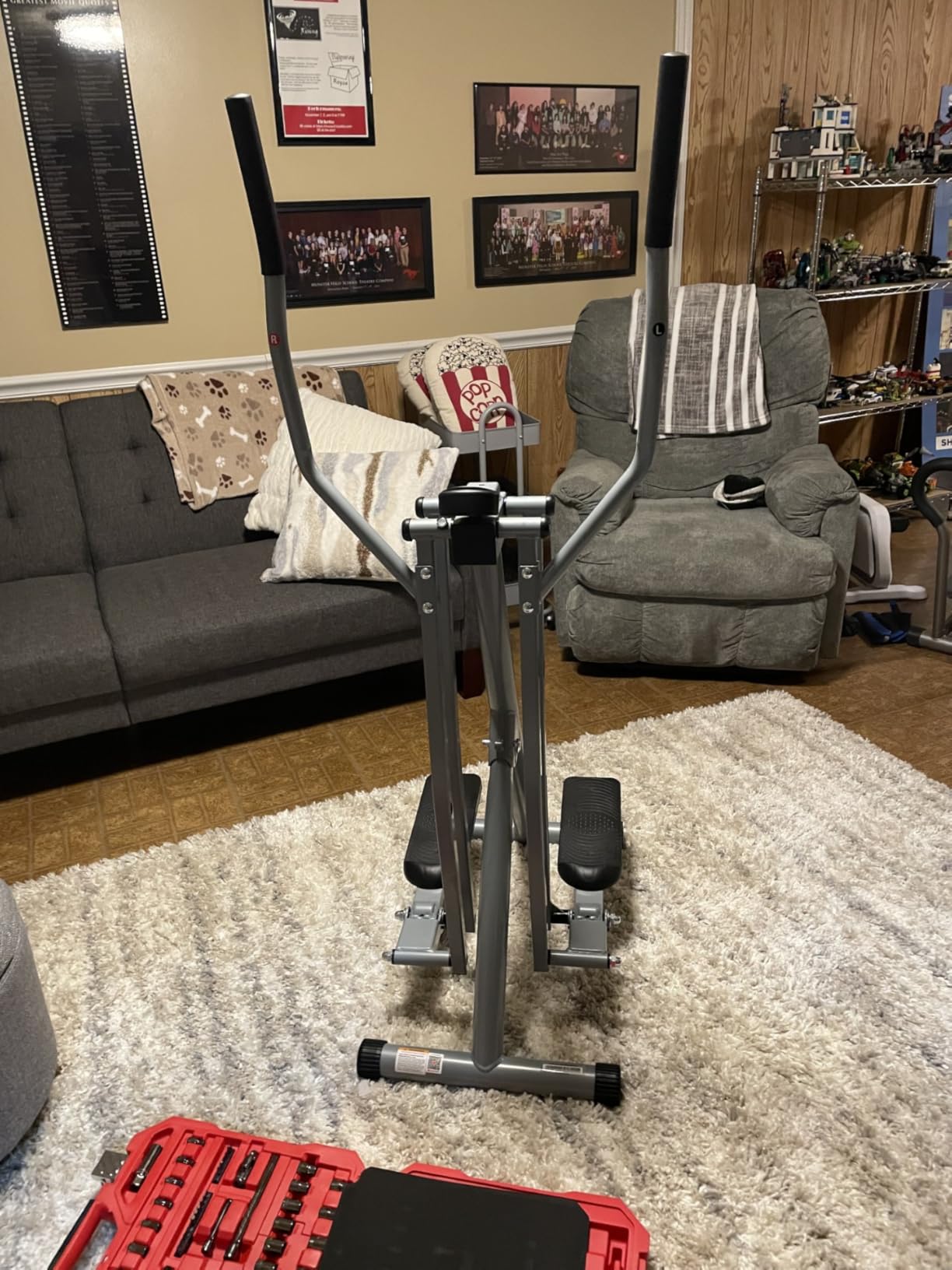 Sunny Health & Fitness Foldable Air Walk Elliptical customer photo 1