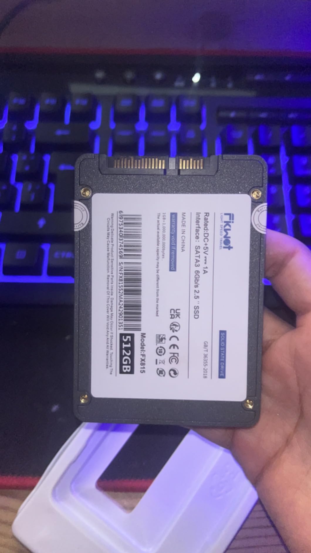 Fikwot FX815 256GB SSD, 2.5