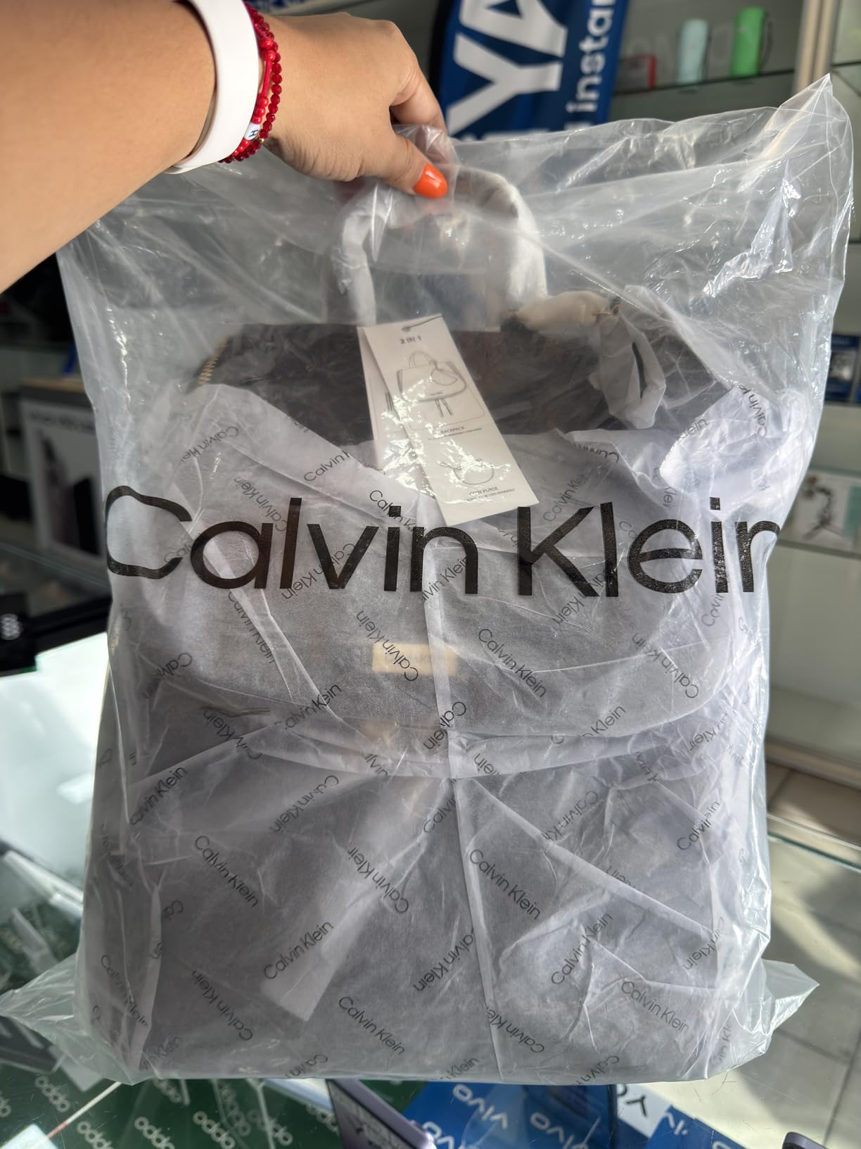 Calvin Klein Zulle Organizational Backpack, Folkstone Grey, One Size customer photo 1