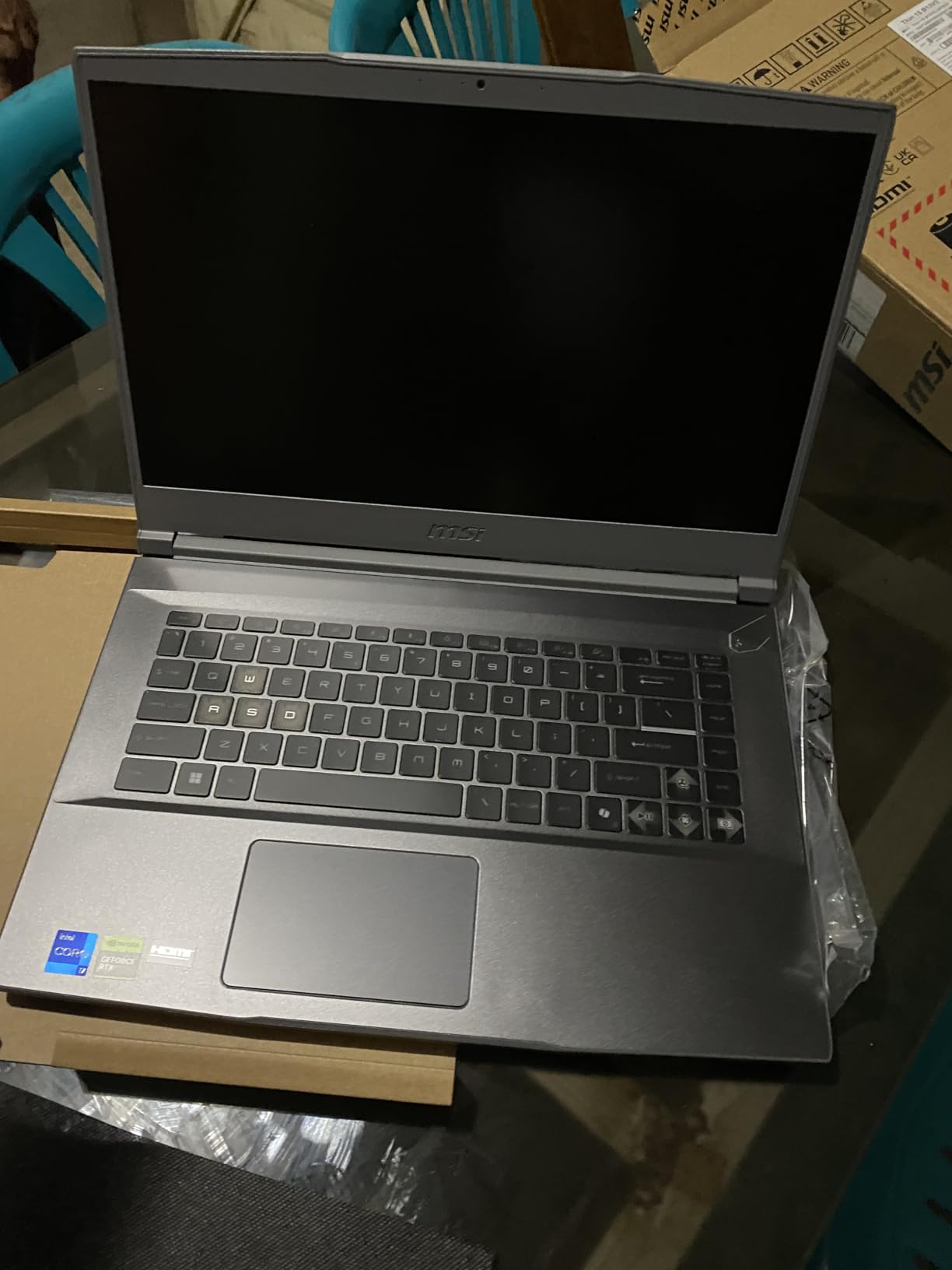 MSI Thin 15 15.6 inch 144Hz FHD Gaming Laptop: Intel Core i7-13620H, NVIDIA GeForce RTX 4050, 16GB DDR4, 512GB NVMe SSD, WiFi 6E, Win 11 customer photo 2