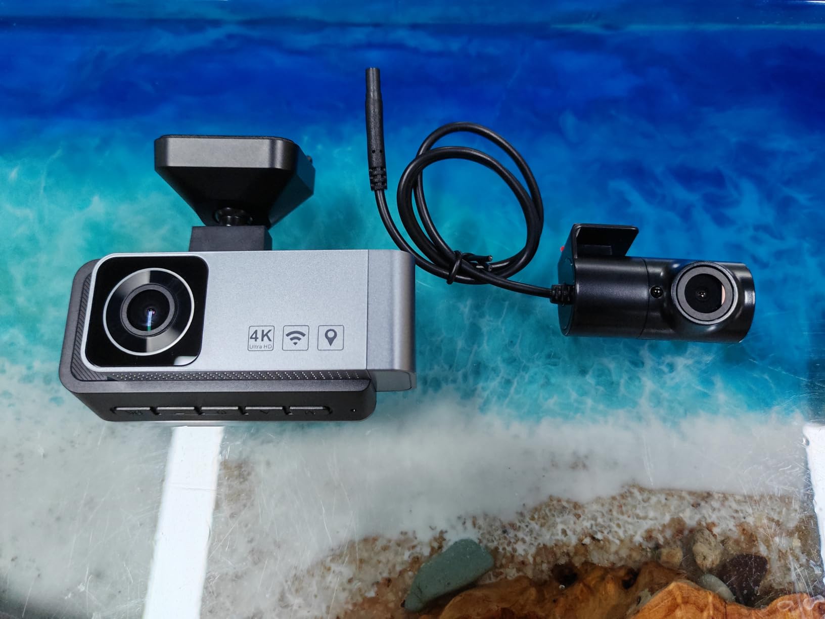 Dash Cam Front and Rear, 4K HDR Dash Camera for Cars, 3