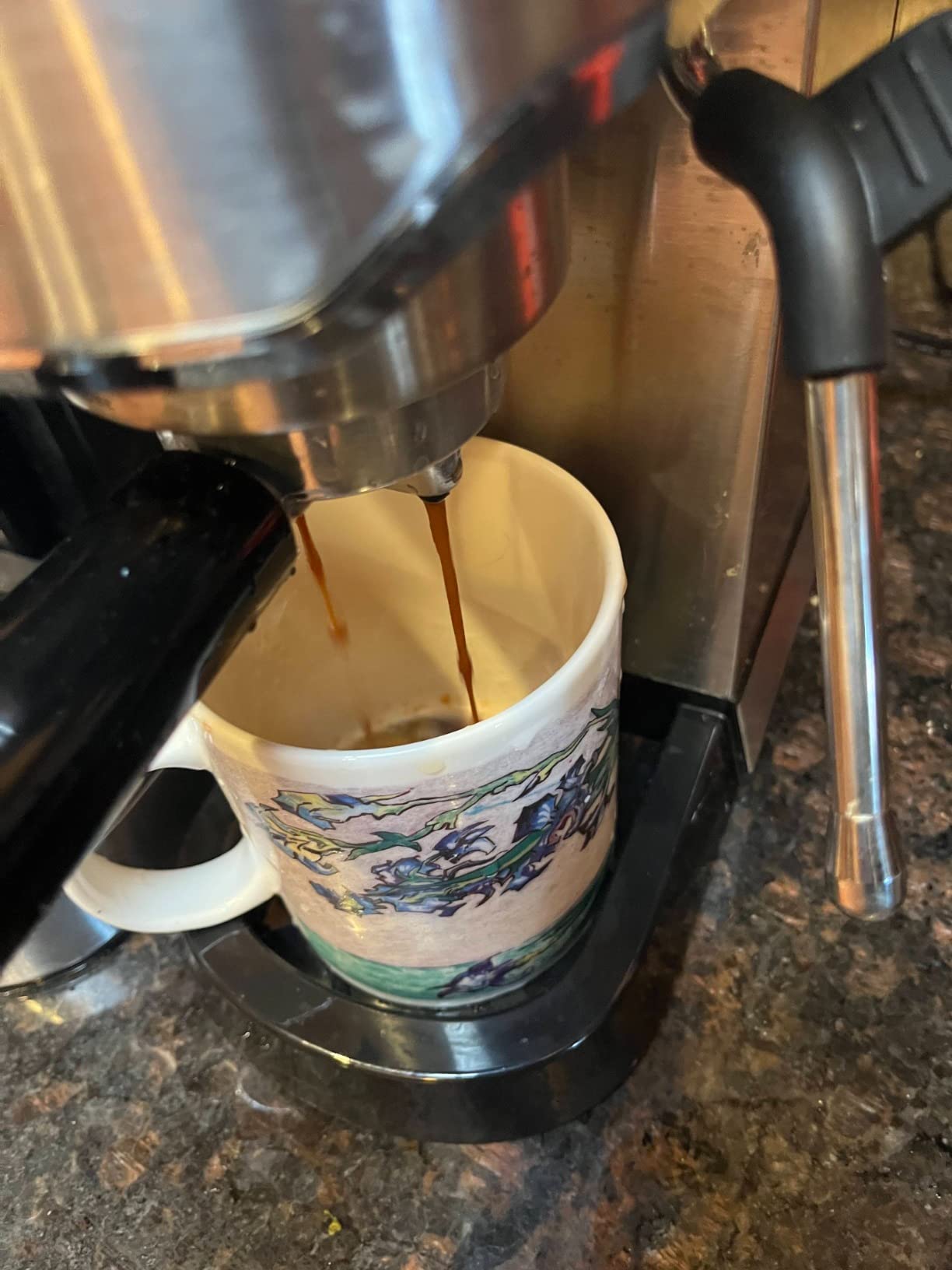 wirsh Espresso Machine, 20 Bar Semi-Automatic Espresso Maker with Pressure Gauge, Steam Wand, Stainless Steel Expresso Coffee Machine for Espresso/Latte/Cappuccino, Touch Screen, Home Barista Plus customer photo 2