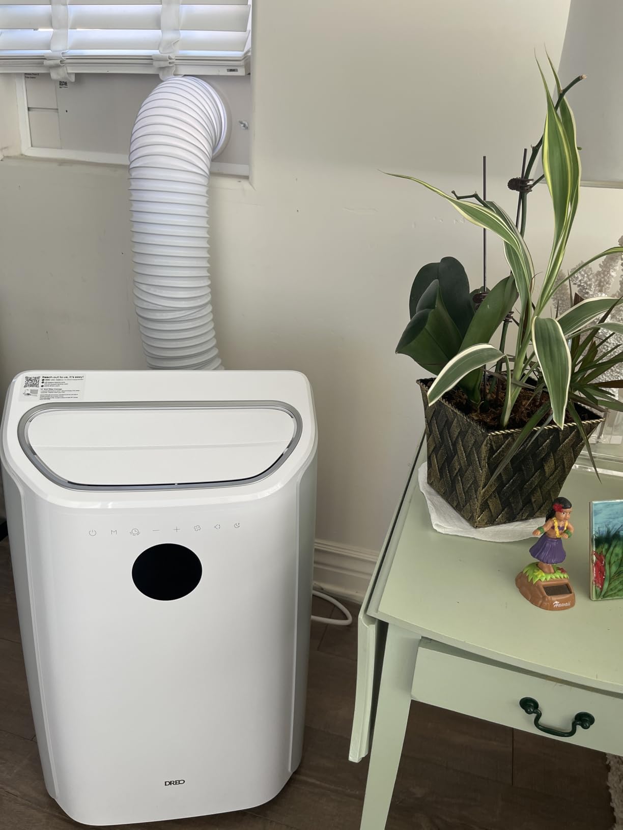 DREO Portable Air Conditioner 515S, 12000 BTU ASHRAE (8000 BTU DOE) Smart AC Unit for Bedroom with Drainage-free Cooling, Fan & Dehumidifier 3 in 1, APP/Voice/Remote, Quiet Standing AC for Room Indoors customer photo 1
