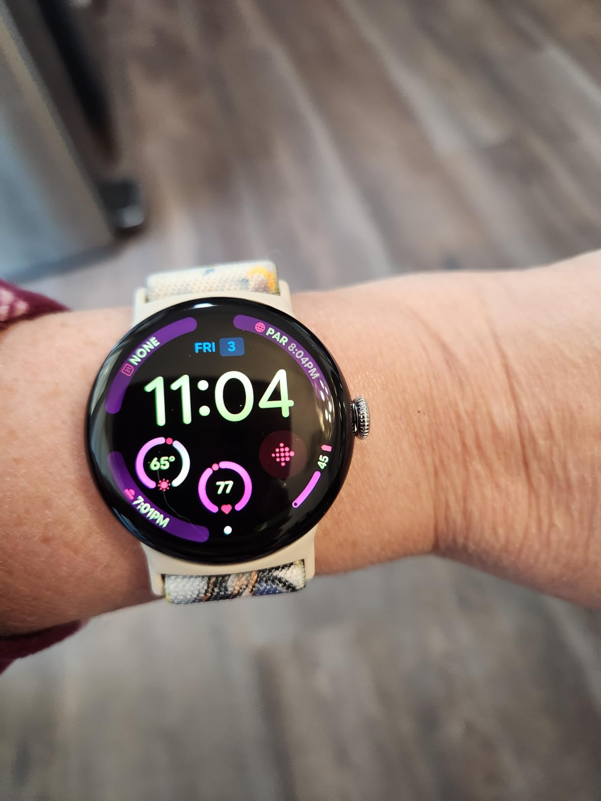 Google Pixel Watch 4 (45mm) - Android Smartwatch with Heart Rate and Sleep Tracking - 40-Hour Battery - Matte Black Aluminum Case - Obsidian Active Band - Wi-Fi customer photo 2
