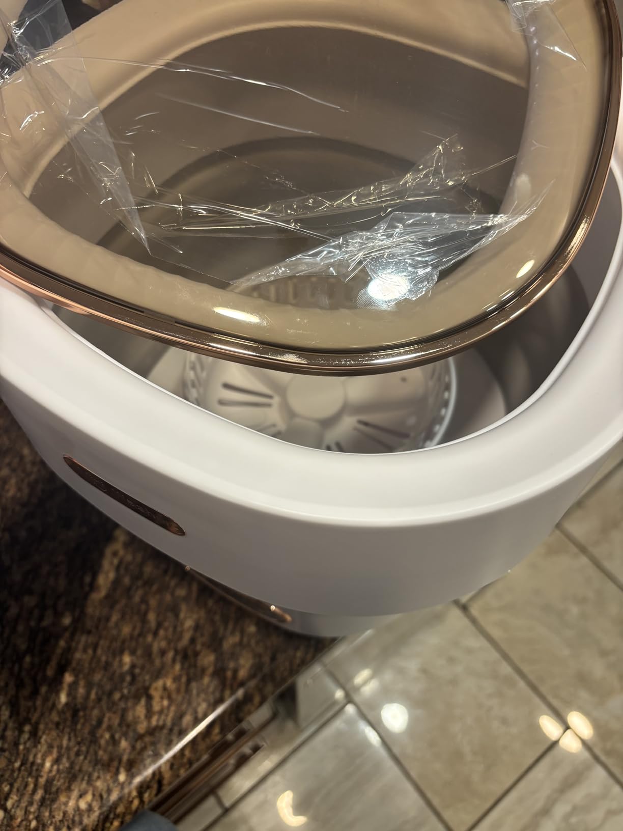 Mini Laundry Machine 16L - Foldable Portable Laundry Machine and Spinner for Baby Clothes, Underwear, Socks; Ideal for Travel, Dorms, Camping customer photo 1