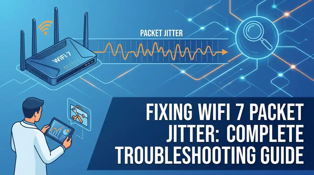Fixing WiFi 7 Packet Jitter (2026): Complete Troubleshooting Guide