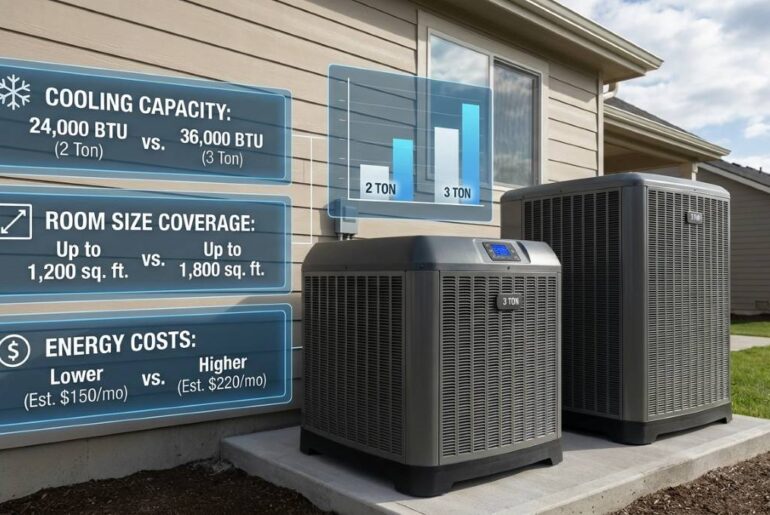 2 Ton vs 3 Ton Air Conditioner