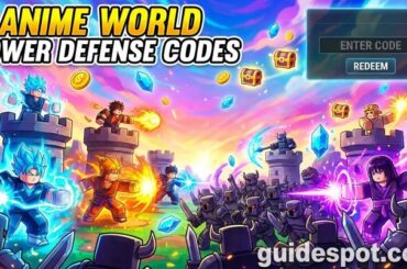 Anime World Tower Defense Codes