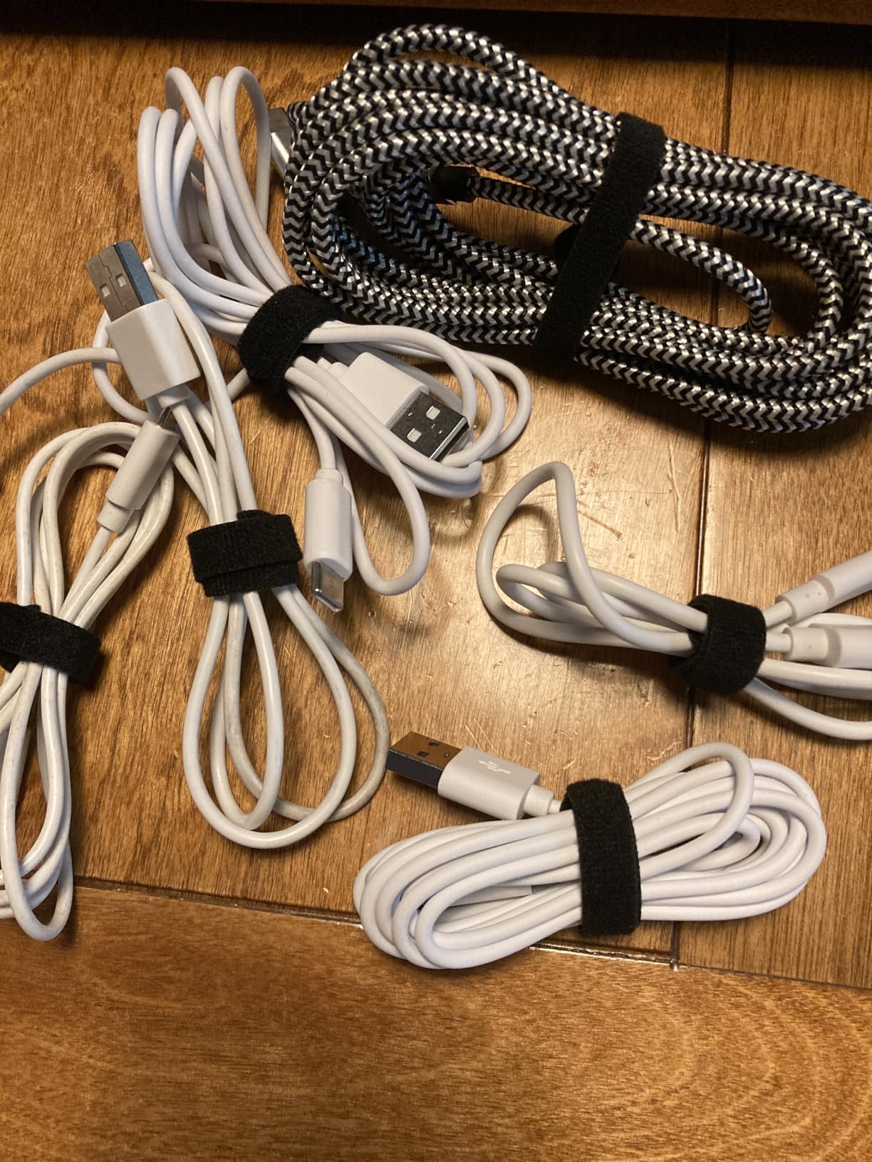 150PCS Reusable Fastener Straps - 6 Inch Cable Management Ties (Black) customer photo 2