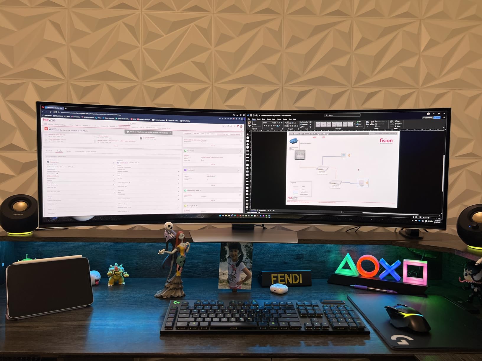 Samsung 49-inch Odyssey G93SC QD-OLED Curved Monitor customer photo 2
