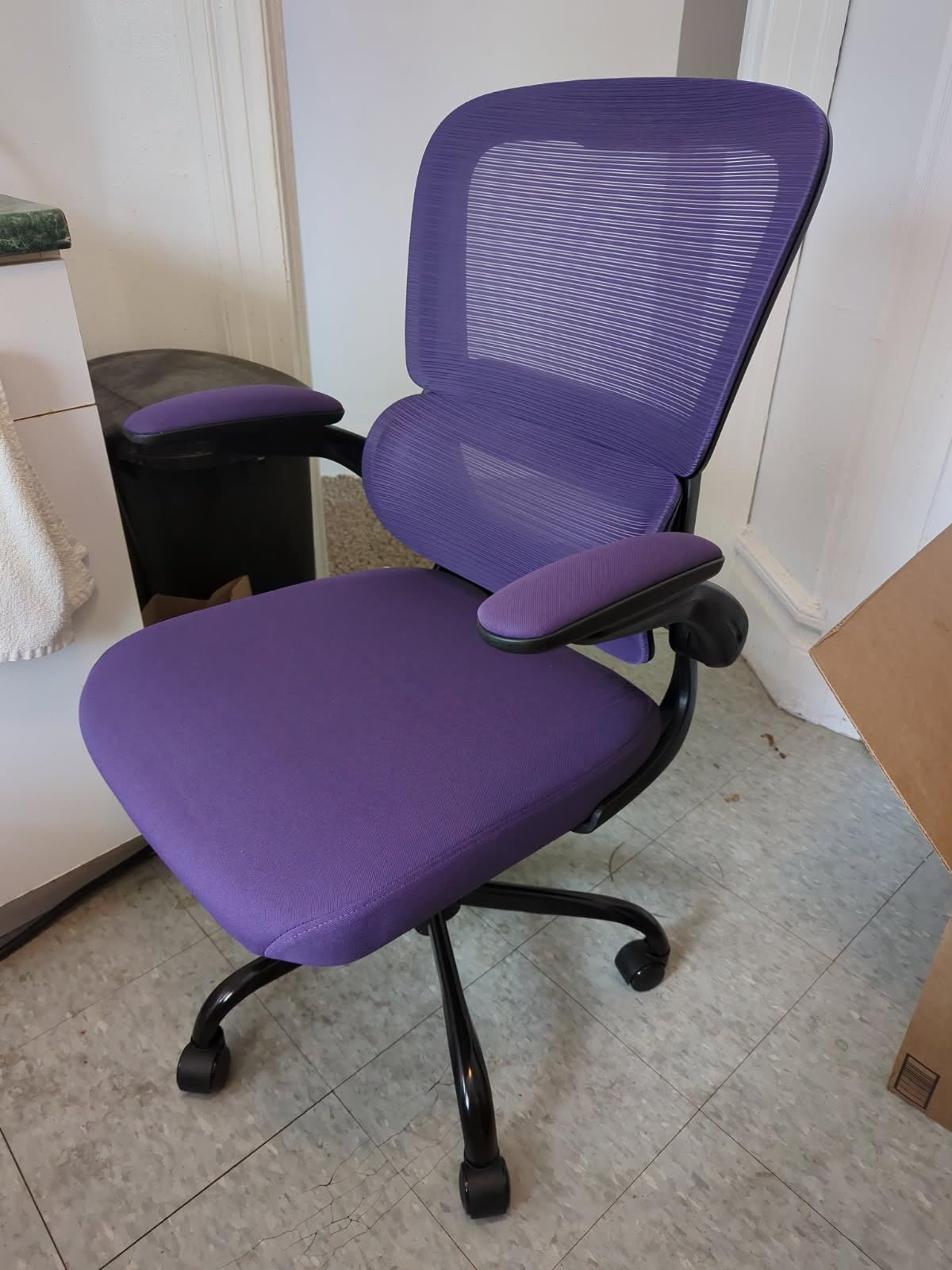 TRALT Office Chair - Ergonomic Desk Chair with Adjustable Lumbar Support, Mesh Computer Chair customer photo 2