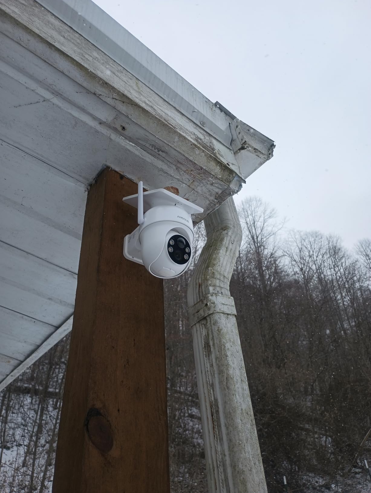 ANSQUE Security Cameras Wireless Outdoor Home System, 4 Camera Kit, No Subscription Fees, Solar Powered, Local Storage, 365-Day Battery Life, 360 Degree PTZ Surveillance, Auto Tracking, 2K Color Night Vision customer photo 2