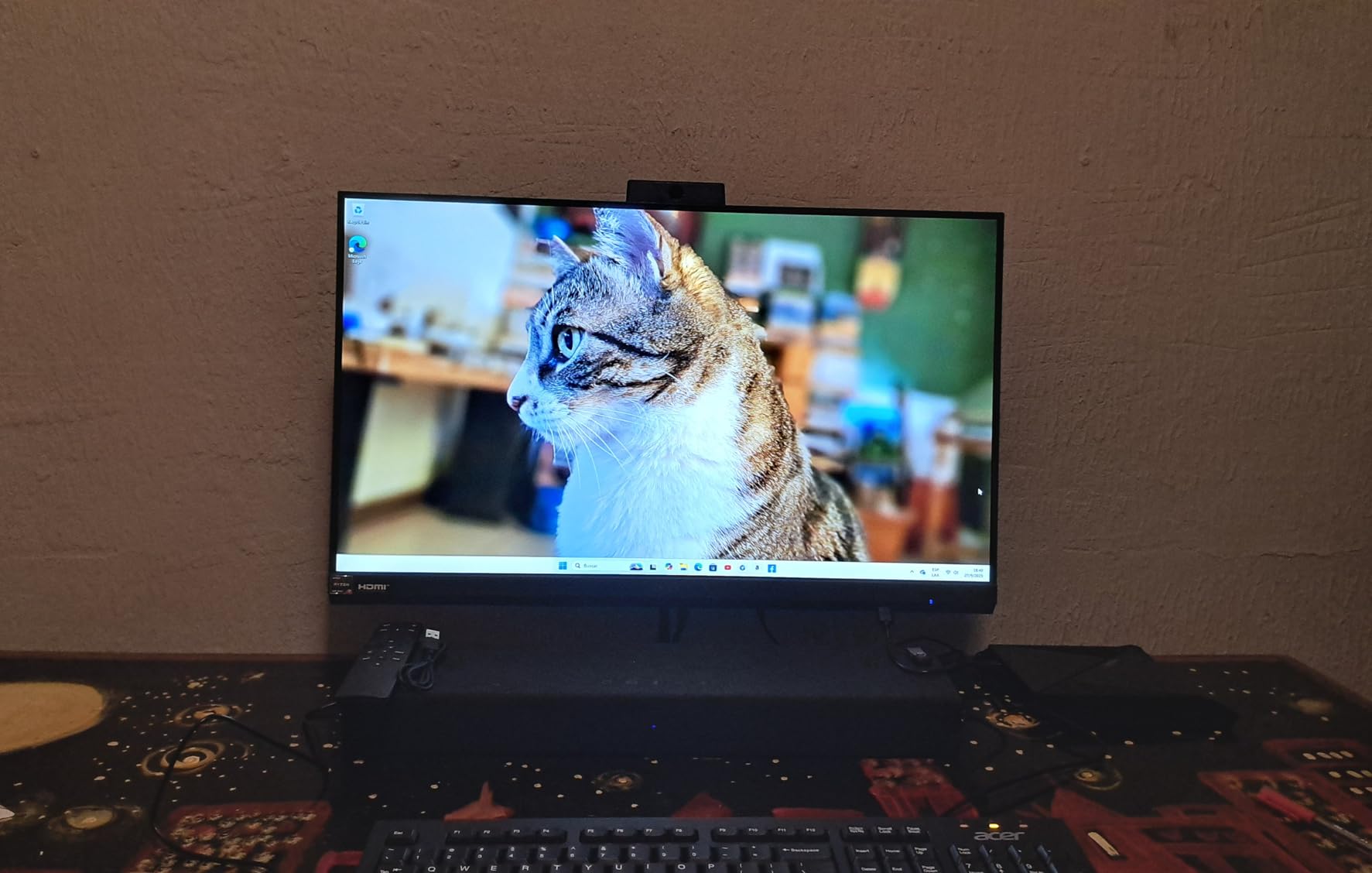 Acer Aspire C27 AIO Desktop, 27-inch FHD IPS 120Hz Display, AMD Ryzen 7 5700U Octa-Core, AMD Radeon Graphics, 16GB DDR4, 1TB SSD, Wi-Fi 6, Windows 11 Home customer photo 1