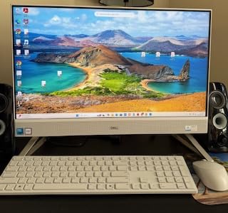 Dell 24 All-in-One Desktop, 23.8-inch FHD Display, Intel Core 3 Processor 100U, 8GB DDR5 RAM, 512GB SSD, Windows 11 Home (White) customer photo 1