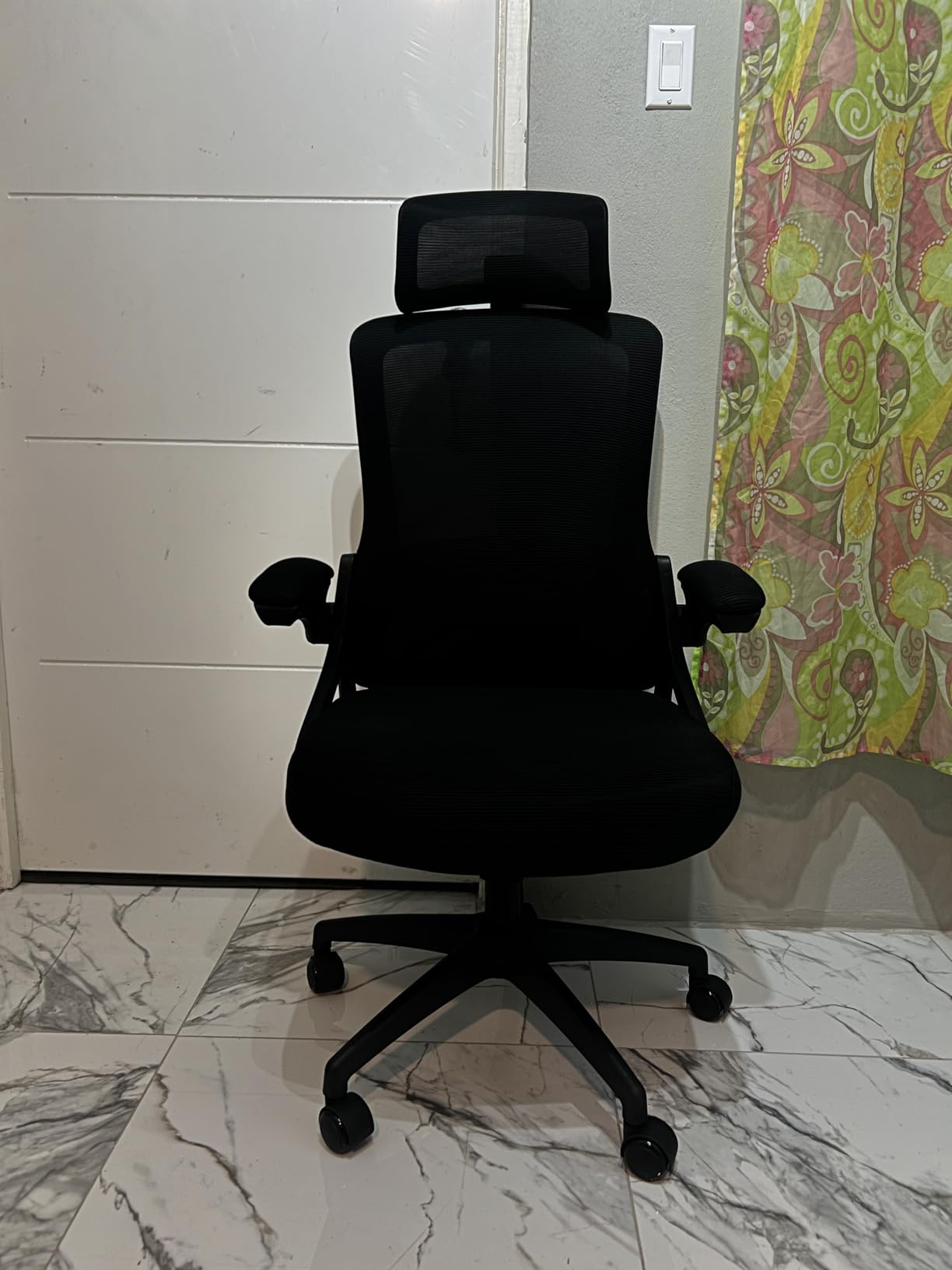 Fizzin Ergonomic Office Chair, 400 LBS Computer Chairs with Adjustable Lumbar Support, Breathable Mesh Desk Chair customer photo 1