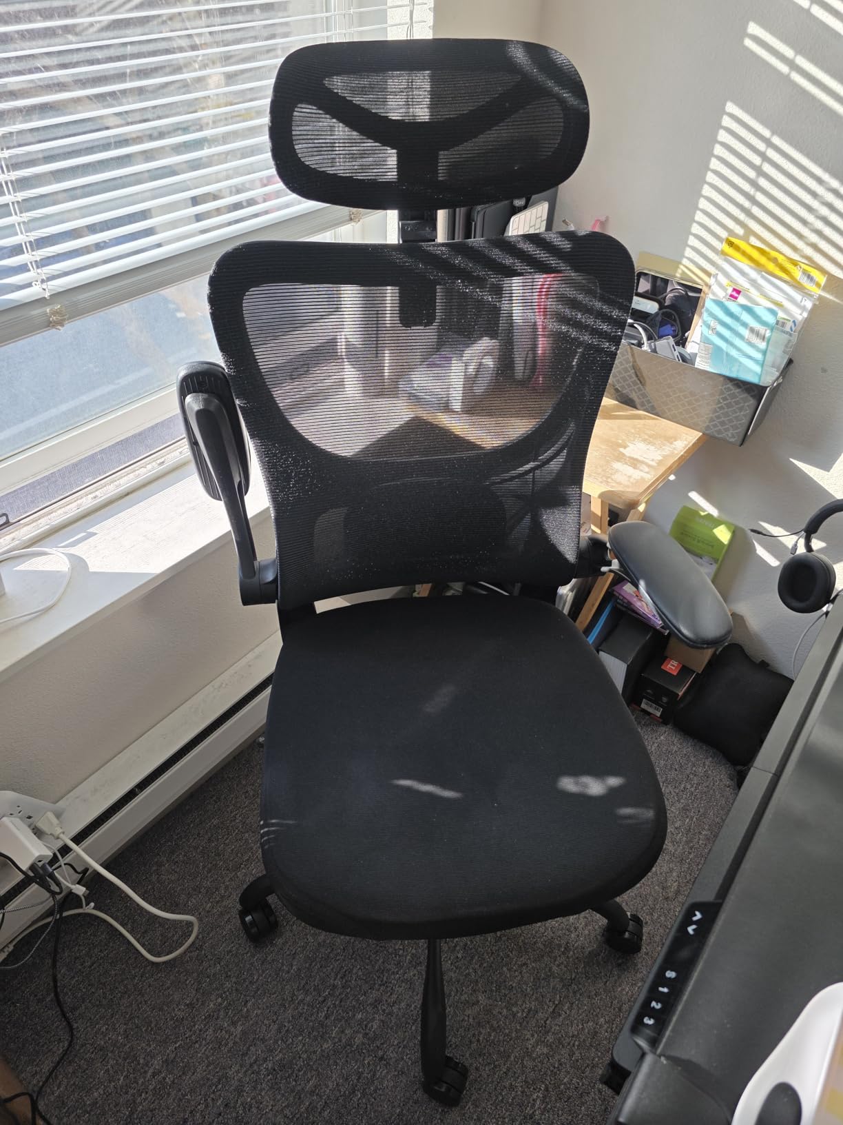 HUANUO Ergonomic Office Chair, High Back Computer Desk Chair with Adjustable Lumbar Support and Headrest customer photo 1