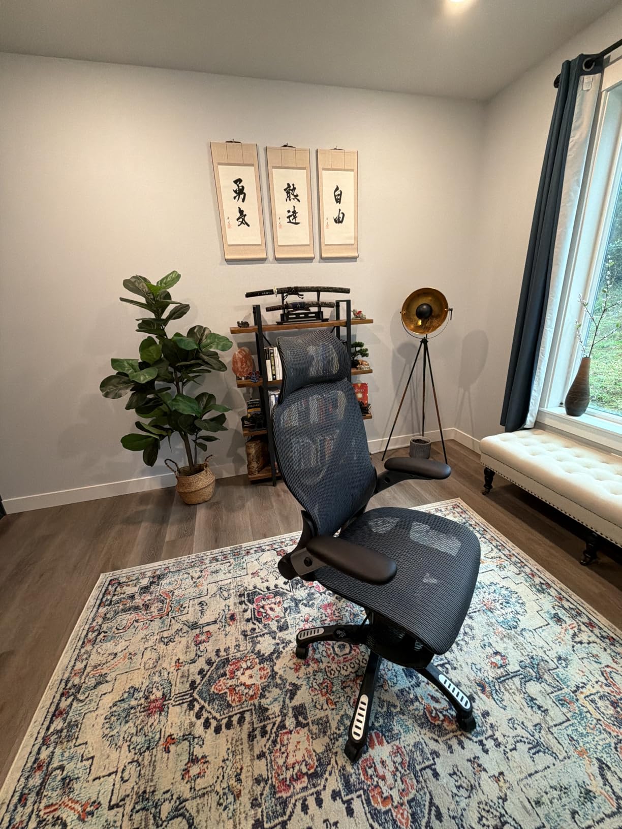 HUANUO Ergonomic Office Chair, High Back Computer Desk Chair with Adjustable Lumbar Support and Headrest customer photo 2