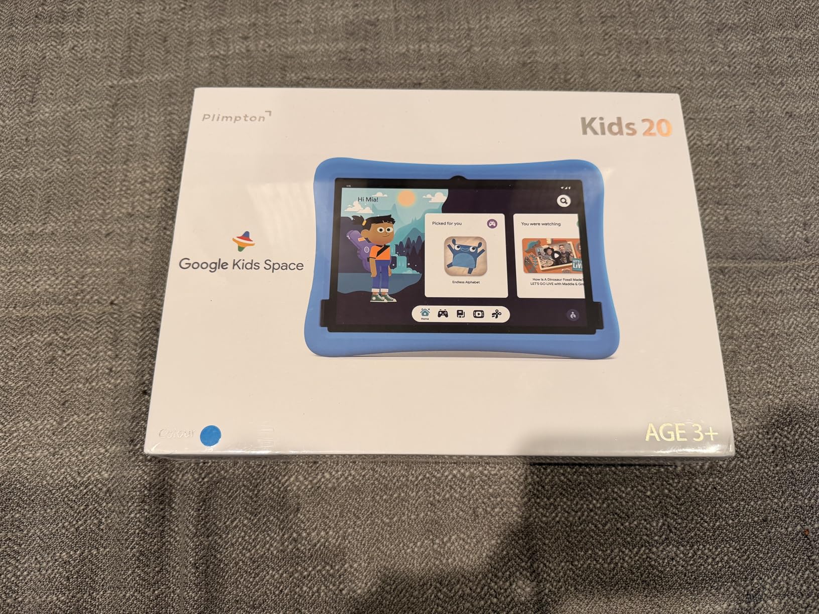 Plimpton Kids Tablet 10 Inch - 2026 Upgraded Android 15 Tablet for Kids with Case Included, Octa-Core, Google Kids Space, Parental Control, 4GB+64GB, WiFi, BT5.3, YouTube, Great Gift for Toddler, Blue customer photo 1